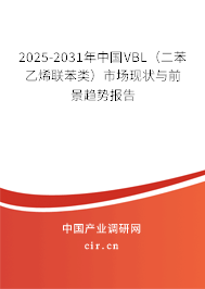 2025-2031年中國(guó)VBL（二苯乙烯聯(lián)苯類）市場(chǎng)現(xiàn)狀與前景趨勢(shì)報(bào)告