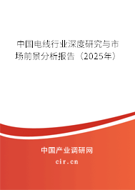 中國(guó)電線行業(yè)深度研究與市場(chǎng)前景分析報(bào)告（2025年）