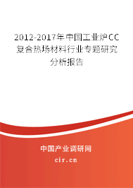 2012-2017年中國工業(yè)爐CC復(fù)合熱場材料行業(yè)專題研究分析報告