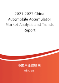 2021-2027 China Automobile Accumulator Market Analysis and Trends Report