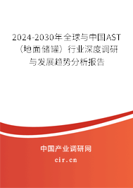 2024-2030年全球與中國(guó)AST（地面儲(chǔ)罐）行業(yè)深度調(diào)研與發(fā)展趨勢(shì)分析報(bào)告