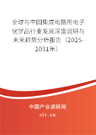 全球與中國集成電路用電子化學品行業(yè)發(fā)展深度調研與未來趨勢分析報告（2025-2031年）