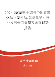 2024-2030年全球與中國(guó)氫氧化鈉（苛性鈉/氫氧化鈉）行業(yè)發(fā)展全面調(diào)研及未來(lái)趨勢(shì)報(bào)告
