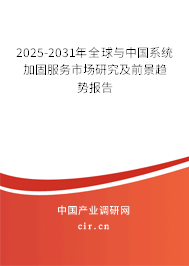 2025-2031年全球與中國(guó)系統(tǒng)加固服務(wù)市場(chǎng)研究及前景趨勢(shì)報(bào)告
