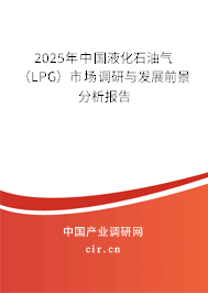 2025年中國液化石油氣（LPG）市場(chǎng)調(diào)研與發(fā)展前景分析報(bào)告