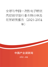 全球與中國一次性電子膀胱內(nèi)窺鏡導(dǎo)管行業(yè)市場分析及前景趨勢報(bào)告（2025-2031年）