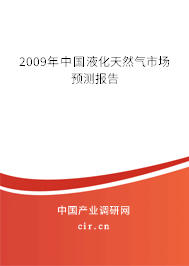 2009年中國(guó)液化天然氣市場(chǎng)預(yù)測(cè)報(bào)告