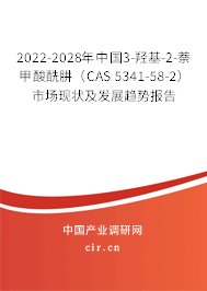 2022-2028年中國(guó)3-羥基-2-萘甲酸酰肼（CAS 5341-58-2）市場(chǎng)現(xiàn)狀及發(fā)展趨勢(shì)報(bào)告