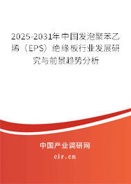 2025-2031年中國發(fā)泡聚苯乙烯（EPS）絕緣板行業(yè)發(fā)展研究與前景趨勢分析