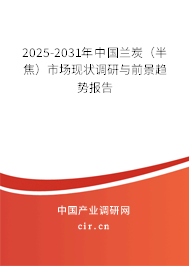 2025-2031年中國(guó)蘭炭（半焦）市場(chǎng)現(xiàn)狀調(diào)研與前景趨勢(shì)報(bào)告