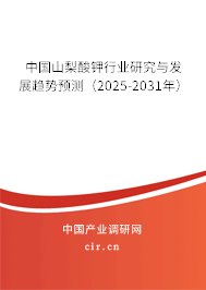 中國山梨酸鉀行業(yè)研究與發(fā)展趨勢(shì)預(yù)測(cè)（2025-2031年）