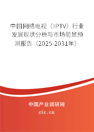 中國(guó)網(wǎng)絡(luò)電視（IPTV）行業(yè)發(fā)展現(xiàn)狀分析與市場(chǎng)前景預(yù)測(cè)報(bào)告（2025-2031年）