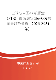 全球與中國4K機(jī)頂盒（STB）市場現(xiàn)狀調(diào)研及發(fā)展前景趨勢分析（2025-2031年）