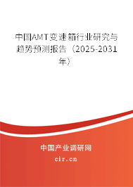 中國AMT變速箱行業(yè)研究與趨勢預測報告（2025-2031年）
