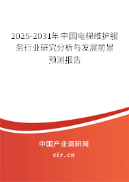 2025-2031年中國電梯維護(hù)服務(wù)行業(yè)研究分析與發(fā)展前景預(yù)測(cè)報(bào)告