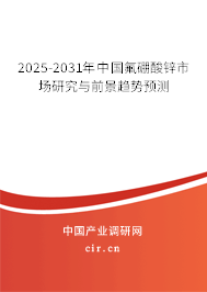 2025-2031年中國(guó)氟硼酸鋅市場(chǎng)研究與前景趨勢(shì)預(yù)測(cè)