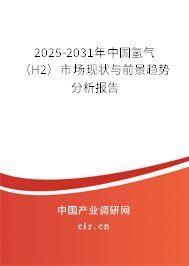 2025-2031年中國(guó)氫氣（H2）市場(chǎng)現(xiàn)狀與前景趨勢(shì)分析報(bào)告