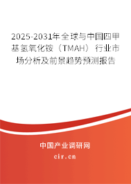 2025-2031年全球與中國(guó)四甲基氫氧化銨（TMAH）行業(yè)市場(chǎng)分析及前景趨勢(shì)預(yù)測(cè)報(bào)告