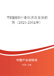 中國團餐行業(yè)現(xiàn)狀及發(fā)展趨勢（2025-2031年）