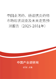 中國止瀉藥、腸道抗炎藥物市場現(xiàn)狀調(diào)查及未來走勢預(yù)測報告（2025-2031年）