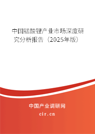 中國錳酸鋰產(chǎn)業(yè)市場(chǎng)深度研究分析報(bào)告（2025年版）