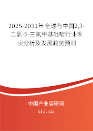 2025-2031年全球與中國2,3-二氯-5-三氟甲基吡啶行業(yè)現(xiàn)狀分析及發(fā)展趨勢預(yù)測