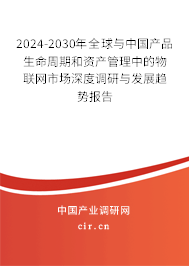 2024-2030年全球與中國產(chǎn)品生命周期和資產(chǎn)管理中的物聯(lián)網(wǎng)市場深度調(diào)研與發(fā)展趨勢報告