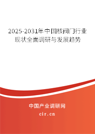 2025-2031年中國(guó)核閥門行業(yè)現(xiàn)狀全面調(diào)研與發(fā)展趨勢(shì)