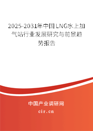 2025-2031年中國LNG水上加氣站行業(yè)發(fā)展研究與前景趨勢(shì)報(bào)告