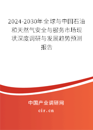 2024-2030年全球與中國(guó)石油和天然氣安全與服務(wù)市場(chǎng)現(xiàn)狀深度調(diào)研與發(fā)展趨勢(shì)預(yù)測(cè)報(bào)告