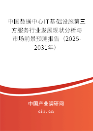 中國數(shù)據(jù)中心IT基礎(chǔ)設(shè)施第三方服務(wù)行業(yè)發(fā)展現(xiàn)狀分析與市場(chǎng)前景預(yù)測(cè)報(bào)告（2025-2031年）