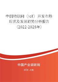 中國(guó)物聯(lián)網(wǎng)（IoT）開(kāi)發(fā)市場(chǎng)現(xiàn)狀及發(fā)展趨勢(shì)分析報(bào)告（2022-2028年）
