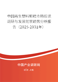 中國(guó)再生塑料顆粒市場(chǎng)現(xiàn)狀調(diào)研與發(fā)展前景趨勢(shì)分析報(bào)告（2025-2031年）