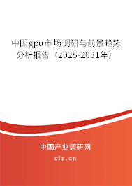 中國(guó)gpu市場(chǎng)調(diào)研與前景趨勢(shì)分析報(bào)告（2025-2031年）