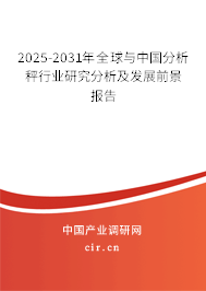 2025-2031年全球與中國(guó)分析秤行業(yè)研究分析及發(fā)展前景報(bào)告