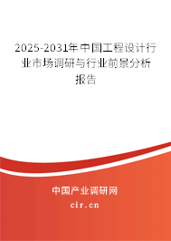 2025-2031年中國(guó)工程設(shè)計(jì)行業(yè)市場(chǎng)調(diào)研與行業(yè)前景分析報(bào)告
