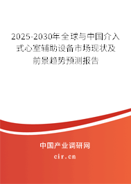 2025-2030年全球與中國介入式心室輔助設(shè)備市場現(xiàn)狀及前景趨勢預(yù)測報告