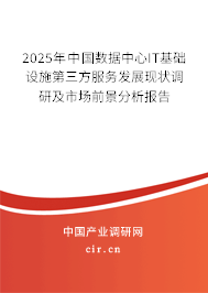 2025年中國數(shù)據(jù)中心IT基礎(chǔ)設(shè)施第三方服務(wù)發(fā)展現(xiàn)狀調(diào)研及市場前景分析報告