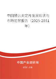中國替比夫定片發(fā)展現(xiàn)狀與市場前景報(bào)告（2025-2031年）