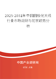 2025-2031年中國圓極化天線行業(yè)市場調(diào)研與前景趨勢分析