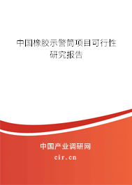 中國橡膠示警筒項(xiàng)目可行性研究報告