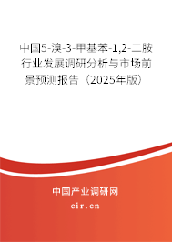 中國5-溴-3-甲基苯-1,2-二胺行業(yè)發(fā)展調(diào)研分析與市場前景預(yù)測報告（2025年版）