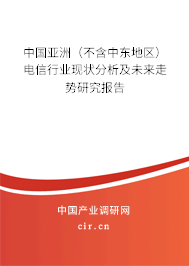 中國亞洲（不含中東地區(qū)）電信行業(yè)現(xiàn)狀分析及未來走勢研究報告
