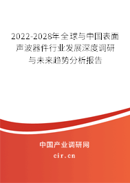 2022-2028年全球與中國表面聲波器件行業(yè)發(fā)展深度調研與未來趨勢分析報告