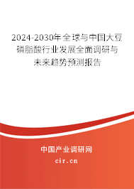 2024-2030年全球與中國大豆磷脂酸行業(yè)發(fā)展全面調研與未來趨勢預測報告