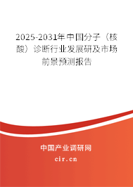 2025-2031年中國(guó)分子（核酸）診斷行業(yè)發(fā)展研及市場(chǎng)前景預(yù)測(cè)報(bào)告