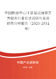 中國(guó)數(shù)據(jù)中心IT基礎(chǔ)設(shè)施第三方服務(wù)行業(yè)現(xiàn)狀調(diào)研與發(fā)展趨勢(shì)分析報(bào)告（2025-2031年）