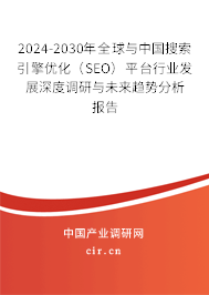2024-2030年全球與中國(guó)搜索引擎優(yōu)化（SEO）平臺(tái)行業(yè)發(fā)展深度調(diào)研與未來(lái)趨勢(shì)分析報(bào)告