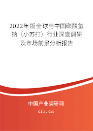 2022年版全球與中國碳酸氫鈉（小蘇打）行業(yè)深度調(diào)研及市場前景分析報告