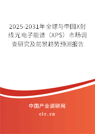 2025-2031年全球與中國X射線光電子能譜（XPS）市場調(diào)查研究及前景趨勢預(yù)測報告
